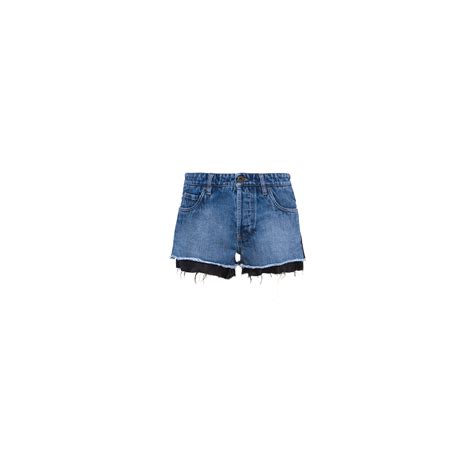 miu miu denim shorts|Navy Denim Shorts .